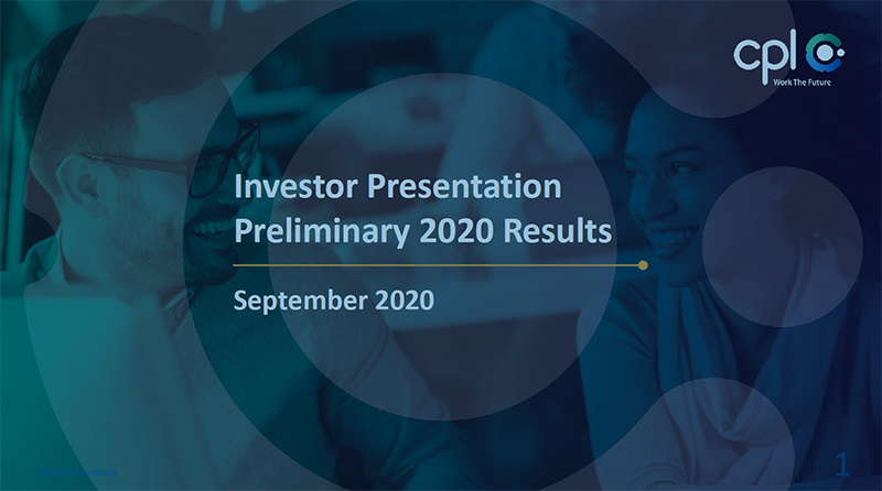 Investor Presentation 2020 Results