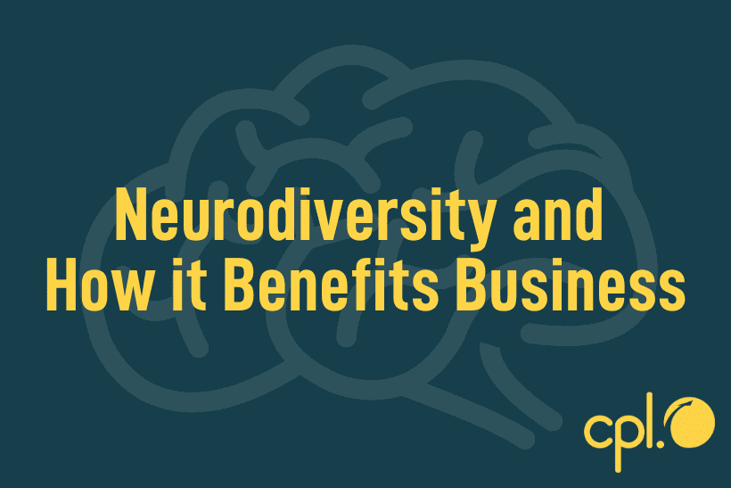 Neurodiversity and How it Benefits Business graphic
