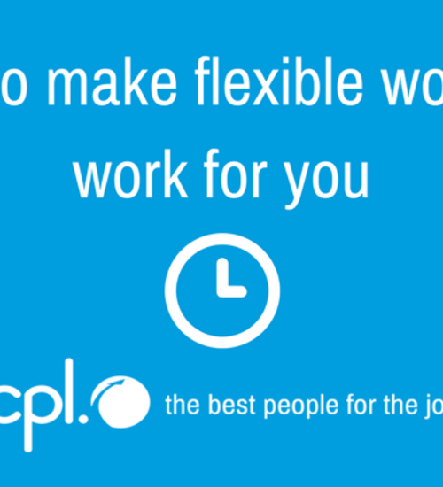 Flexible Working In Text Image